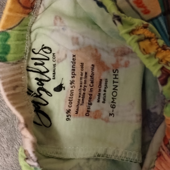 Farm animal baby girl pants/shorts set - Picture 5 of 5